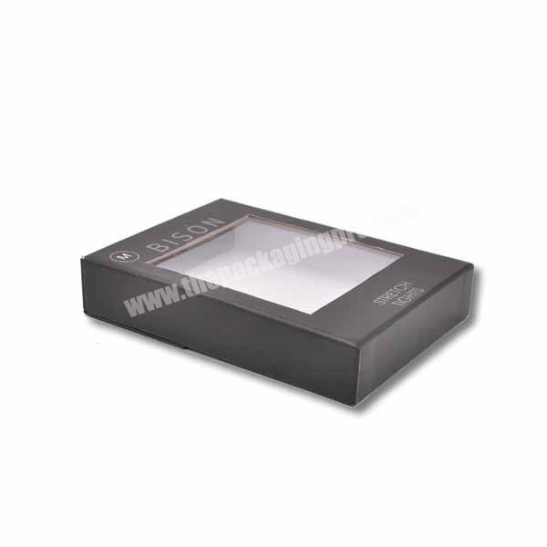 Elegant style packaging box with window