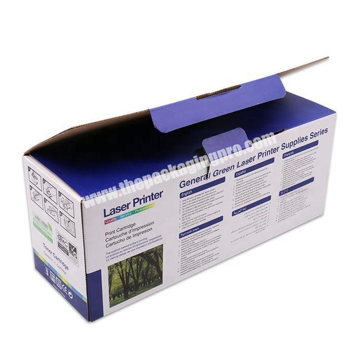 Emboss print custom paper vape cartridge packing box from China supplier
