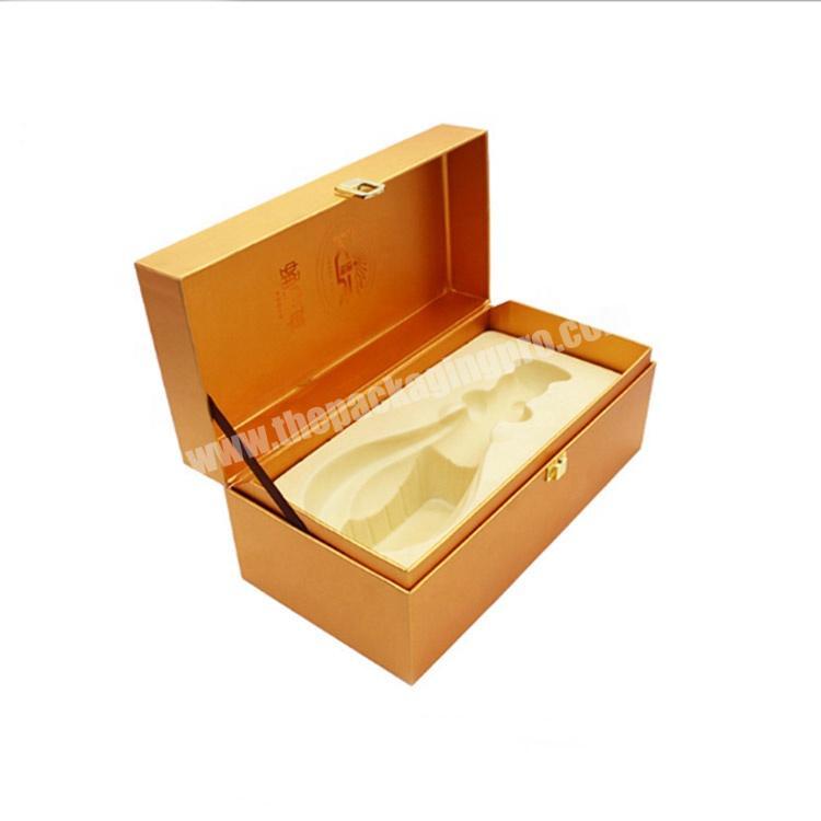 Embossed High-end  Medicinal Wine Fancy Paper Packaging Box for Liquor Store