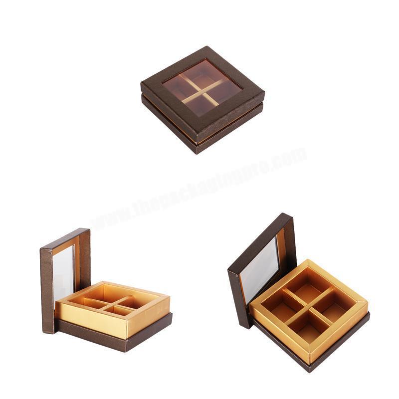 empty chocolate box for 4pcs chocolate packaging promotion gifts atistrawberry candy cardboard printing logo chocolate box