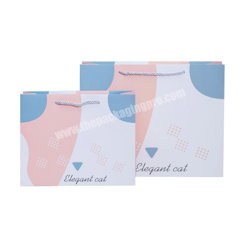Engram Hot selling high quality custom logo printed shopping retail paper gift bag