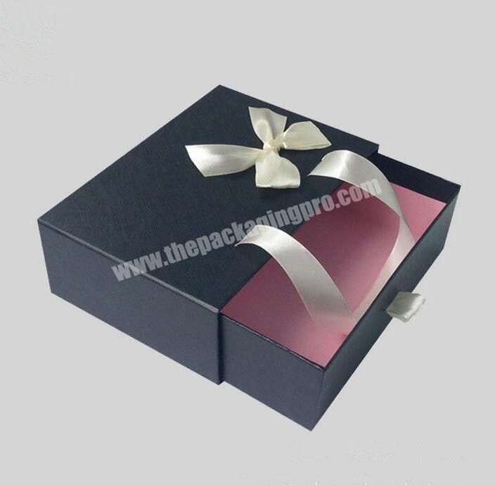 Environmental Friendly Recycled Drawer Style Hair Extension Brush Packaging Box Fashion