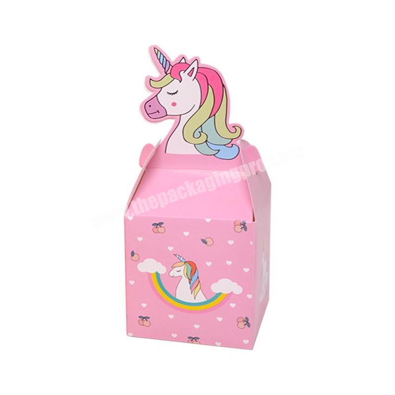 Environmentally Friendly Lovely Decoration Custom Cartoon Apple Box Party Supplies Packaging Box Gift Wholesale