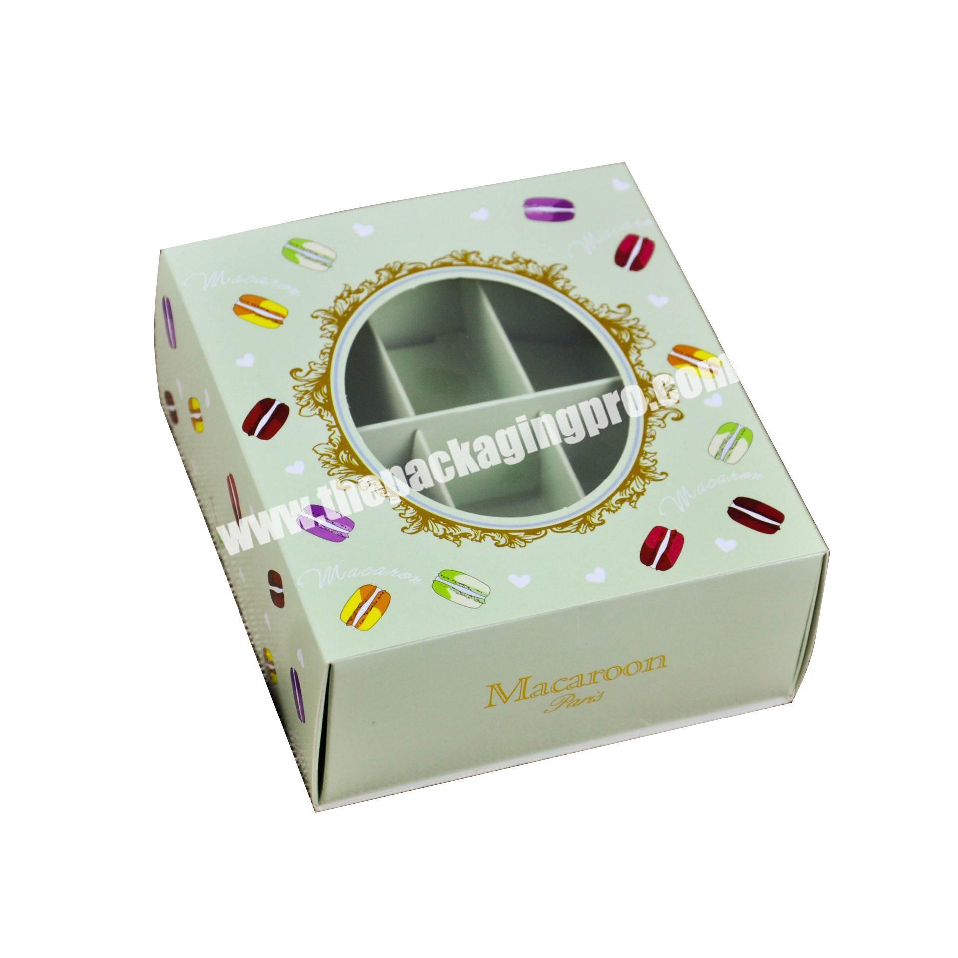 Environmentally Friendly Universal dessert box Chocolate Packaging Box Macaron Gift Box