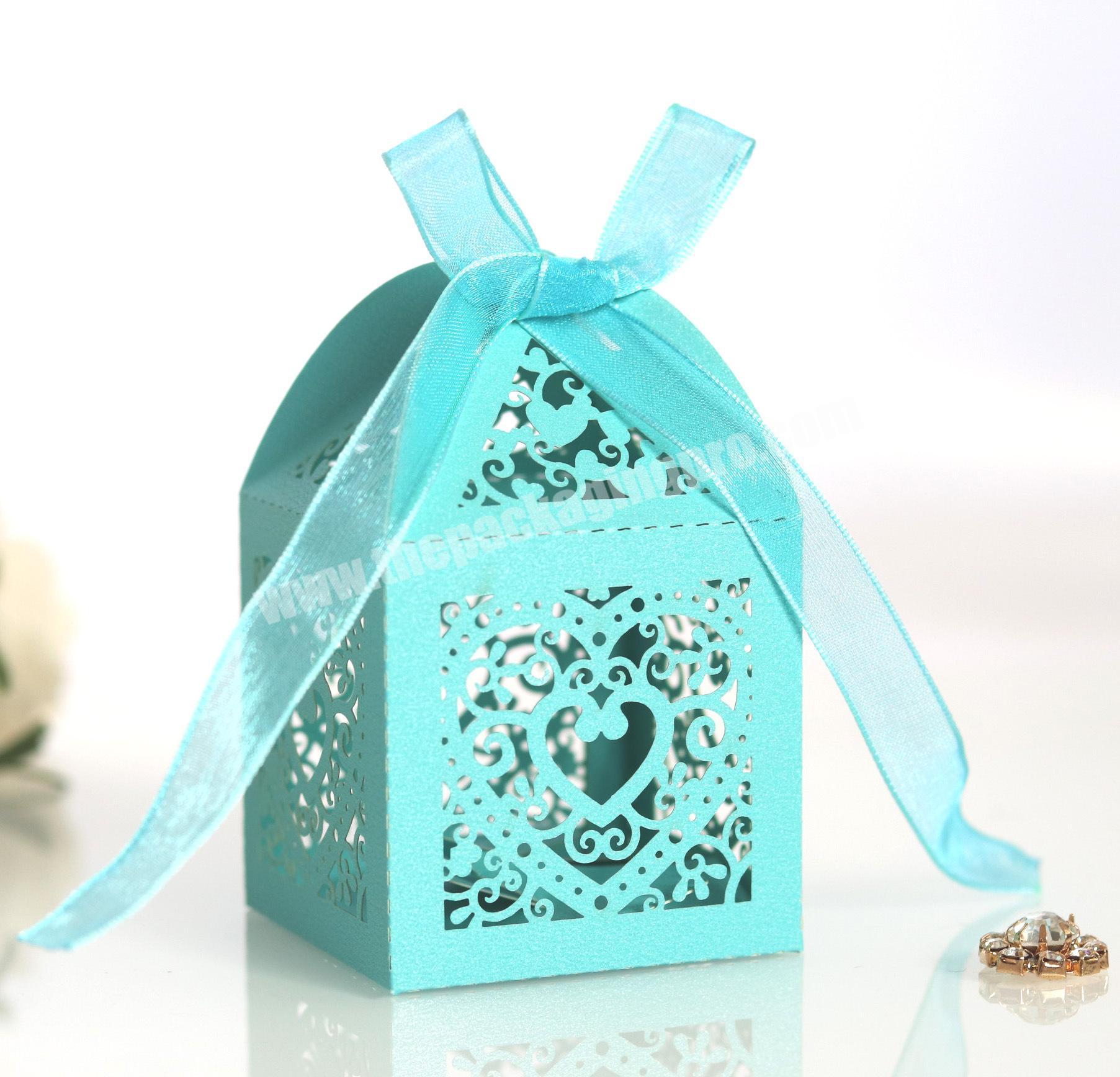 Environmentally friendly universal hollow custom wedding gift candy box best gift candy chocolate storage box