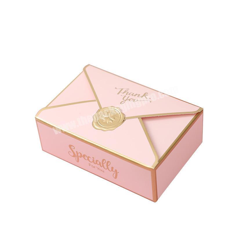 European Creative Candy Envelope Gift Box Wedding Party Favors Chocolate Paper Gift Packing Cardboard Box