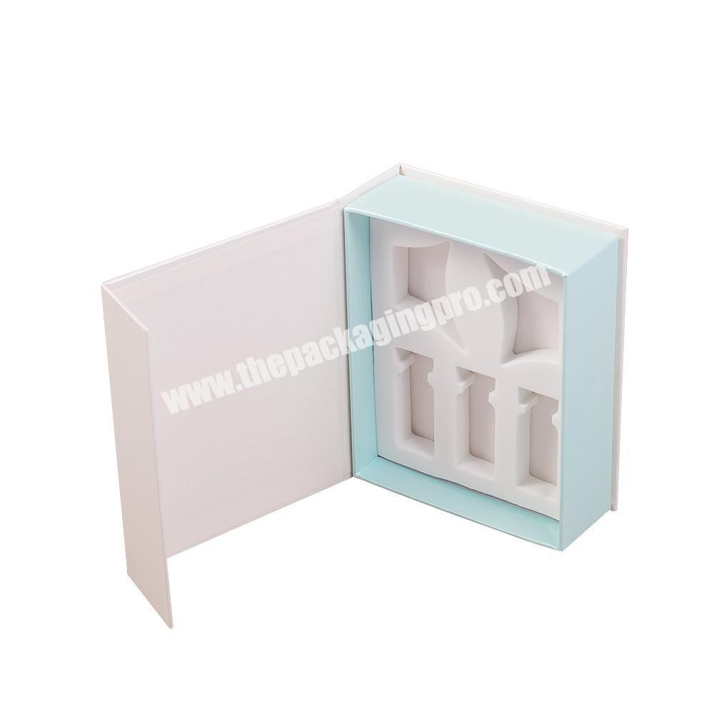 EVA EPE polyethylene sponge die cut filled cardboard beauty packaging boxes for self care product