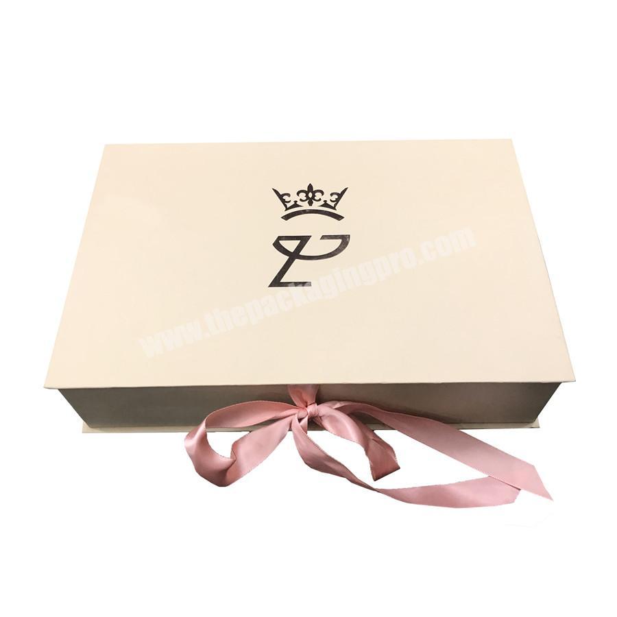 excellent quality best-selling foldable gift box with ribbon