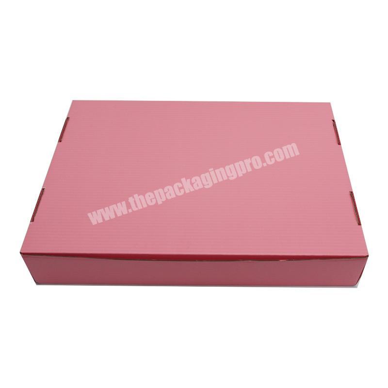 Excellent quality classical pink mailer box