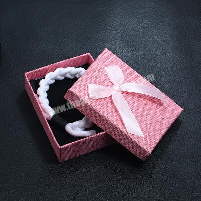 Exquisite Bracelet Packaging Box Rectangular Bracelet Gift Carton Hard Shell Paper Jewelry Box