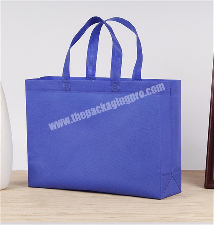 Extra large solid color non woven shopping bag for clothing