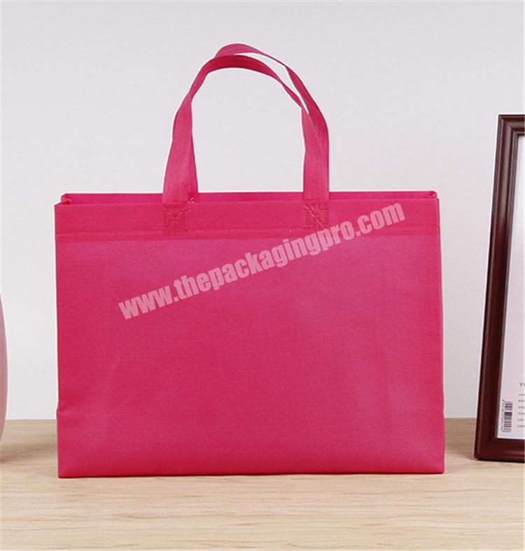Extra large watermelon red non woven bag without logo in stock