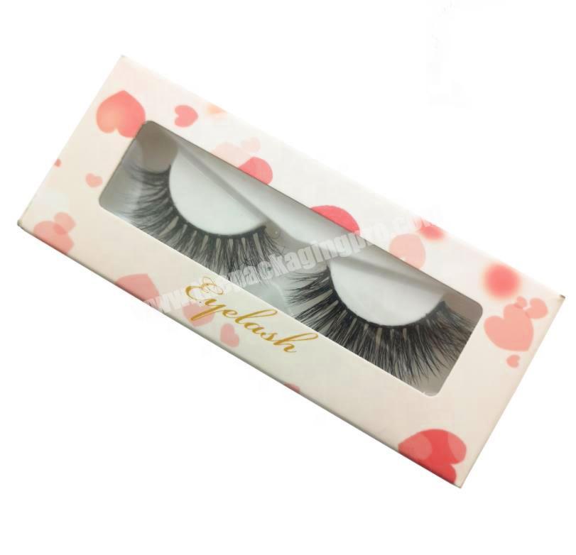 Eyelash Packaging Box Custom, Paper Box With Plastic Blister