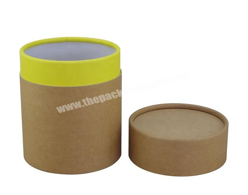 Factory Custom 3 Piece Paper Telescopic Tube with Rolled Edge Colorful Overlap