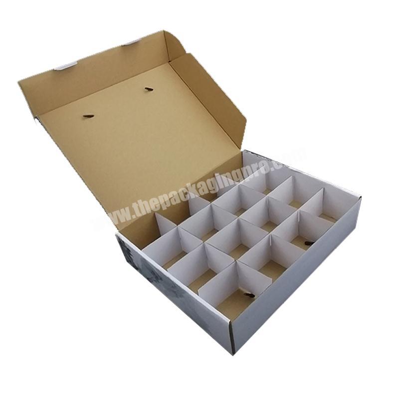 Factory Custom Eco Friendly Colored Mailer Shipping Box With Handle For Shoe