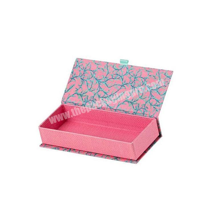 Factory custom eco friendly jewelry packaging box eyelash box with lid