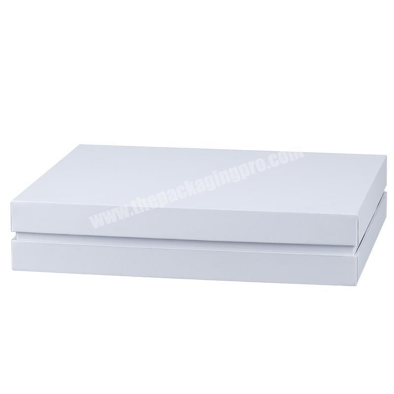 Factory Custom Gift Boxes With Window Lid Classic White Paper Cigar Papercard Eyelash Box