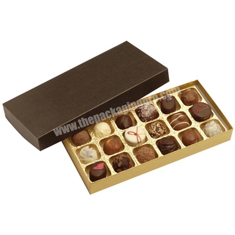 Factory Custom Good Quality Cheap Price Chocolate Packing Boxes
