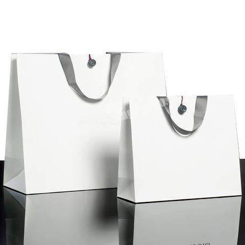 Factory Custom Logo Print Shopping Paper Bag Clothing Shoe Packaging Cheap paper bag