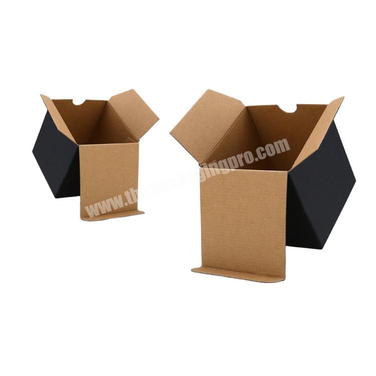 Factory Custom Packaging Wholesale Cardboard Brown Gift Corrugated Box With Lid