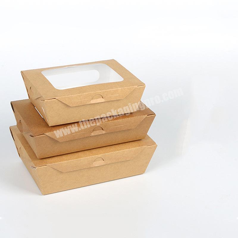 Factory customization gift box kraft paper kraft paper box with window paper box kraft