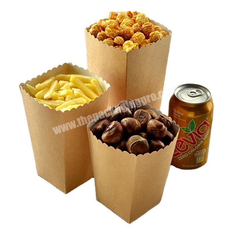 Factory customization kraft paper lunch box paper kraft box disposable food packing box