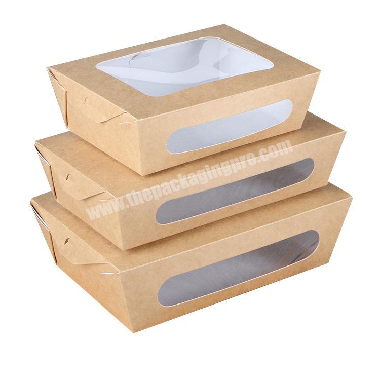 Factory customization paper box kraft gift box kraft paper kraft paper box with window