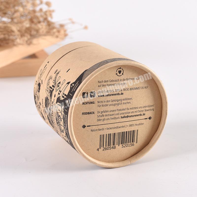 Factory customization paper tube packaging kraft paper tube paper tube box