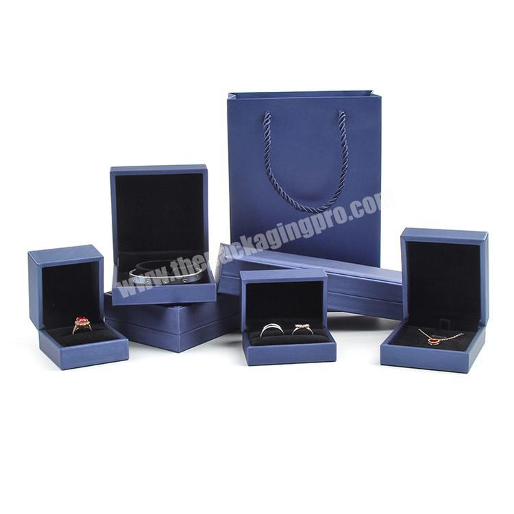 Factory Customize Handmade Drawing PU Custom Logo Jewelry Packaging Jewelry Boxes Box Necklace