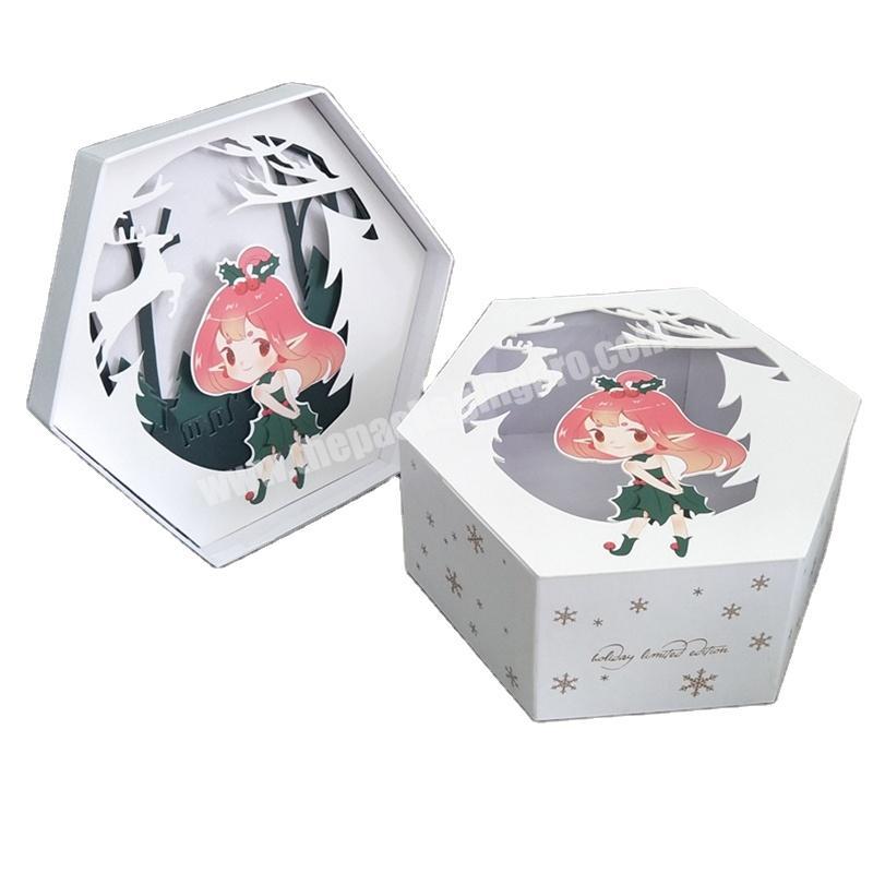 Factory Customized Children gift paper packaging with fancy printing color high quality paper box