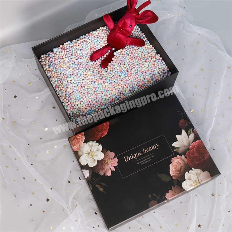 Factory customized exquisite and elegant high-end gift box folding storage box cosmetic gift packaging box