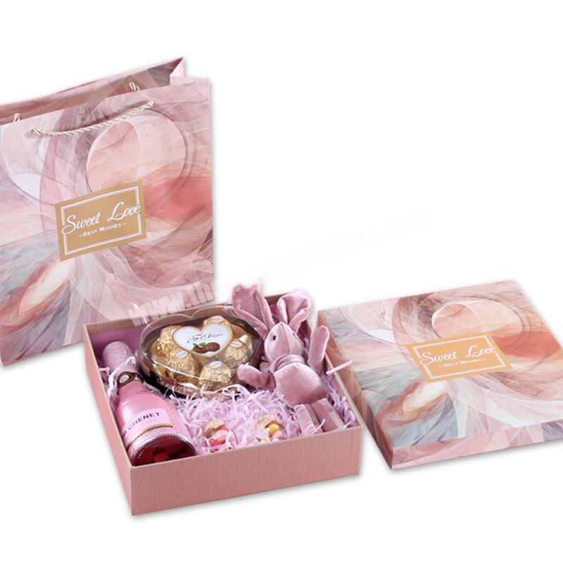 Factory customized exquisite gift box Valentine's Day gift box packaging box