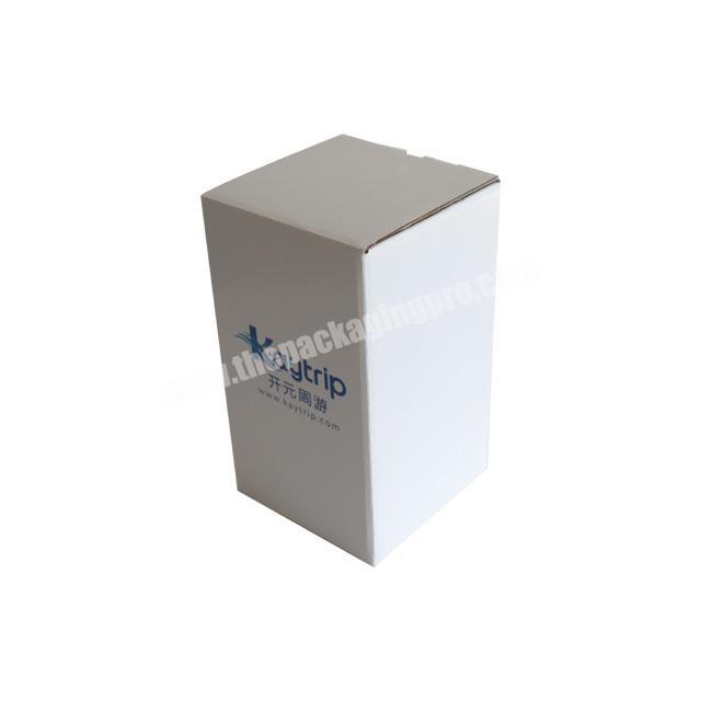Factory customized foldable white packing box