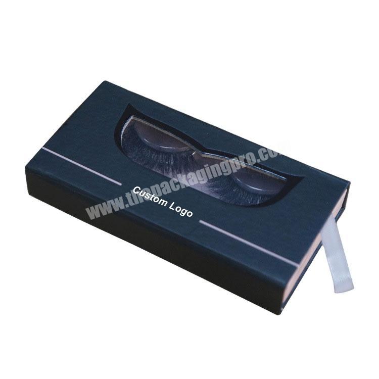 Factory Customized Glitter 3D Eyelash Packaging Box,Drawer Eye Lashes Box Packing