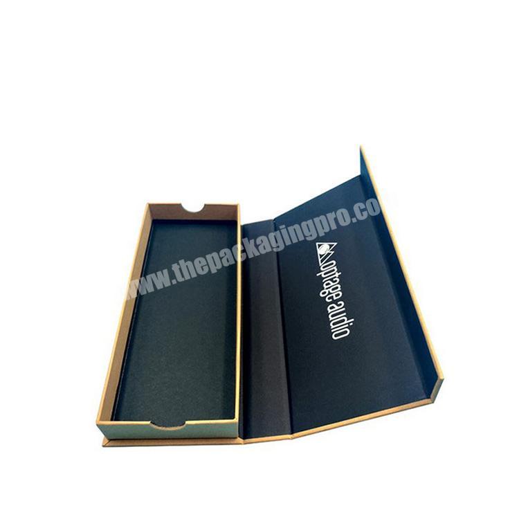 Factory customized hot-sale rectangular flip magnet box