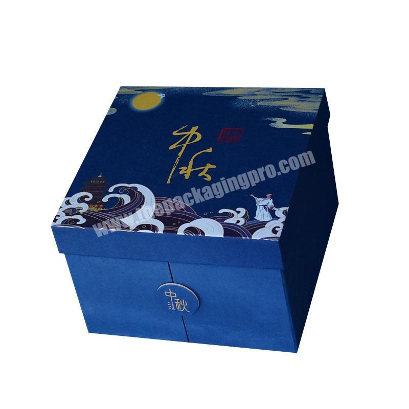 Factory customized new luxury food box special moon cake gift box