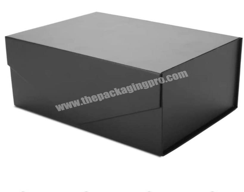Factory Direct High Quality Best Sale Matte Black Gift Box Magnetic Custom