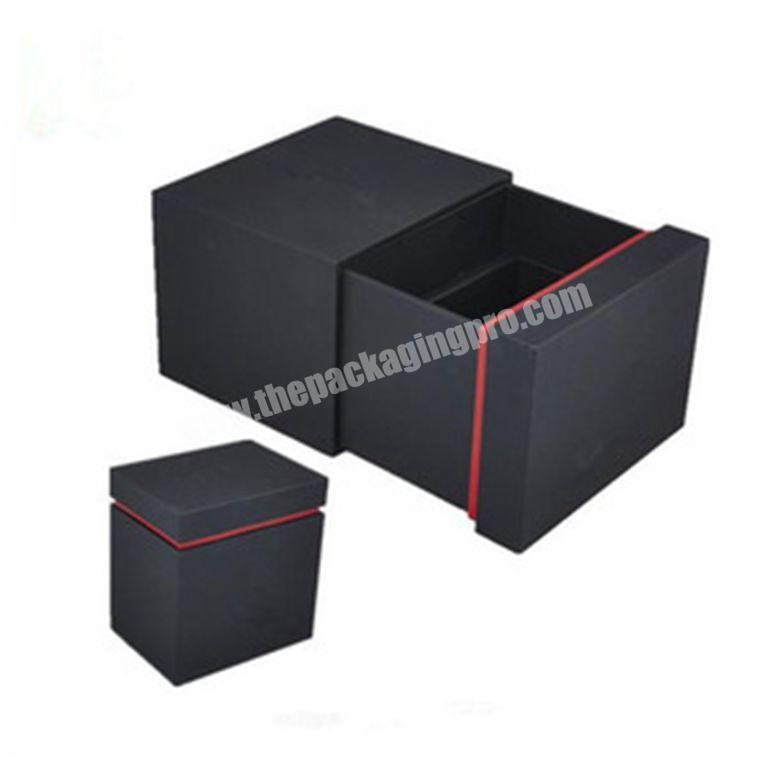 Factory Direct High Quality Customized Black Printed Cardboard Paper Box