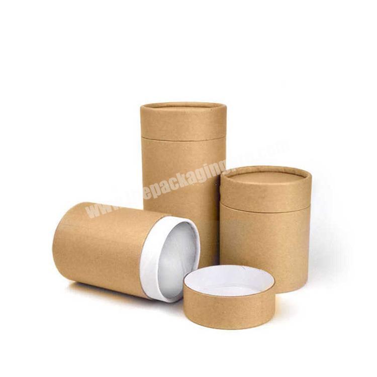 factory direct sale biodegradable kraft paper cylinder box