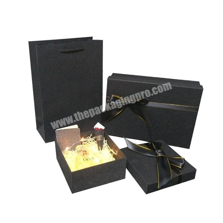 factory direct sale custom luxury elastic gift box ribbon
