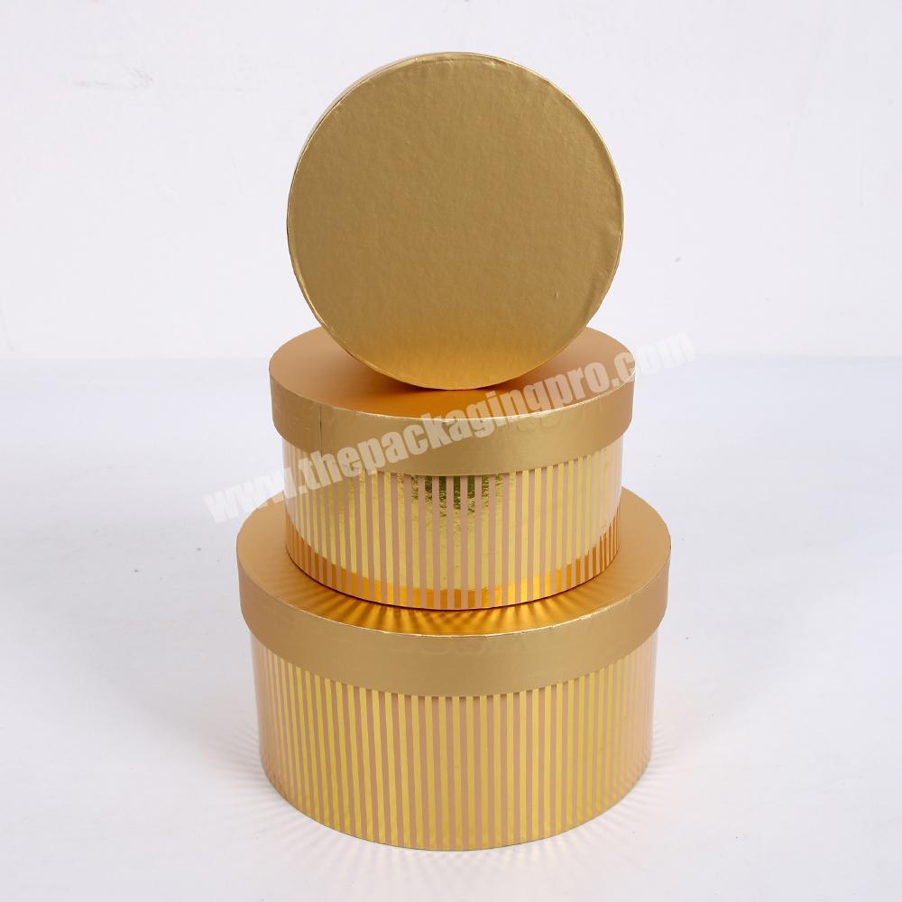 Factory Direct Sale High Quality Paper Cardboard Cylinder Packaging Round Box With Lid