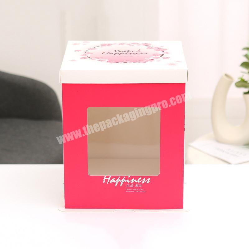 Factory Direct Sales cake box supplier boxes for tall cakes disposable cake box in low price