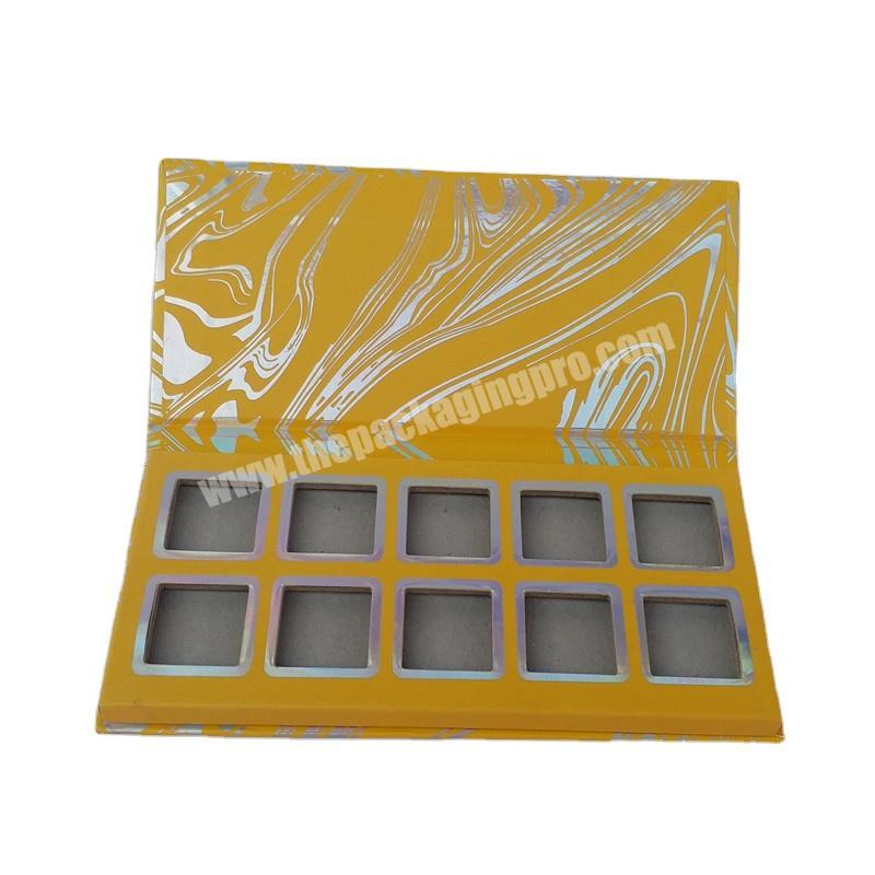 Factory direct selling eyeshadow palette packaging cosmetic package box packaging cosmetics with factory price