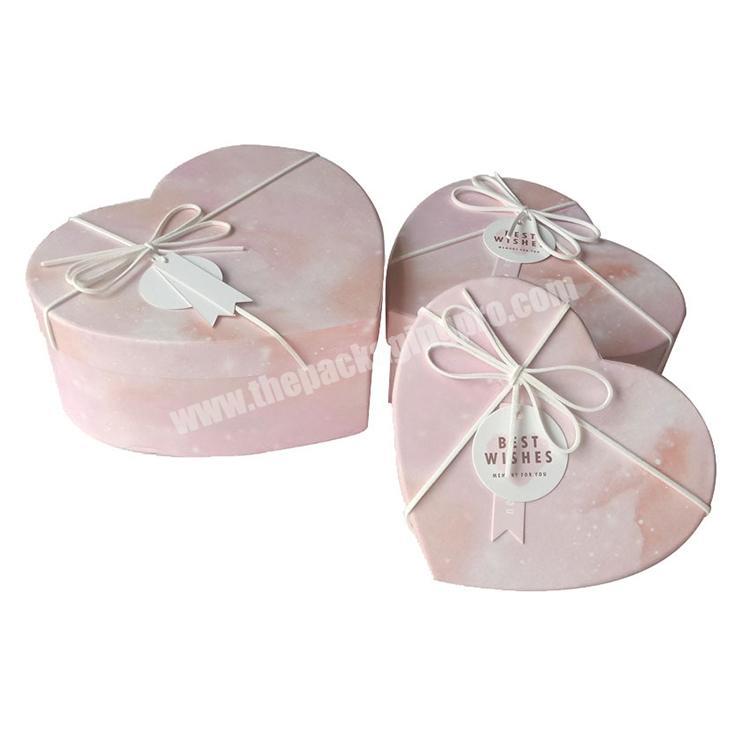 factory direct selling wholesale luxury heart boxes flower