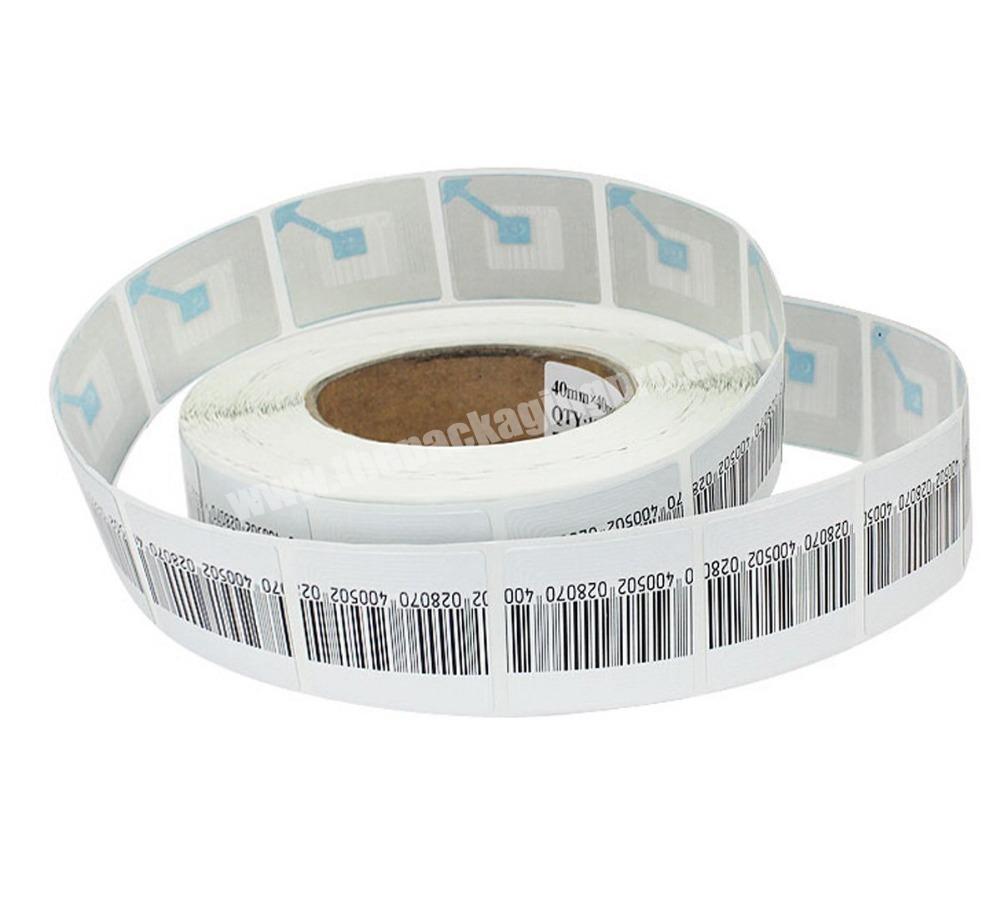 Factory direct serial number Security label bar code sticker custom