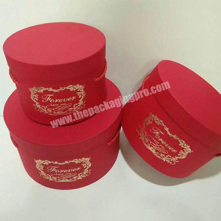 factory direct supplier custom luxury round cylinder gift box