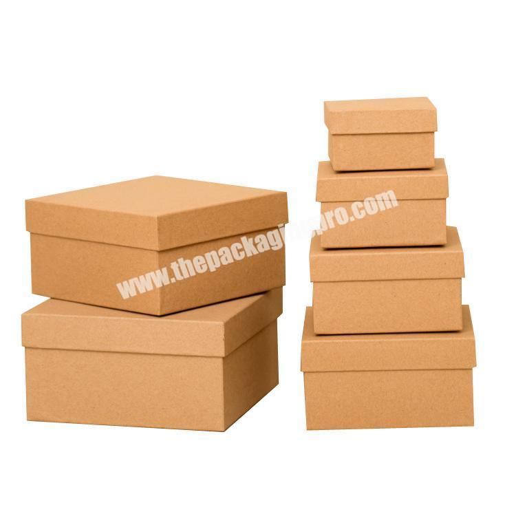 Factory direct supply kraft paper shipping box biodegradable and bag