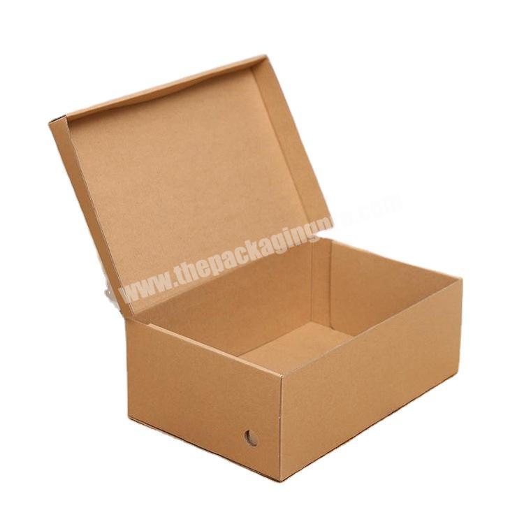 Factory direct supply shoe box packaging folding shoe box custom shoe box with logo with wholesale price