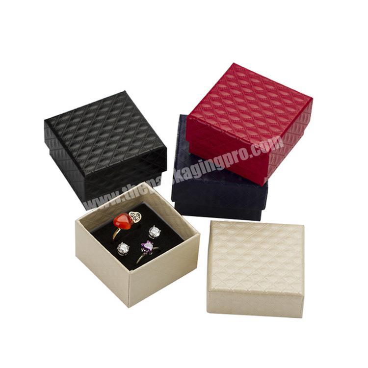 factory directly custom jewelry ring box foam insert