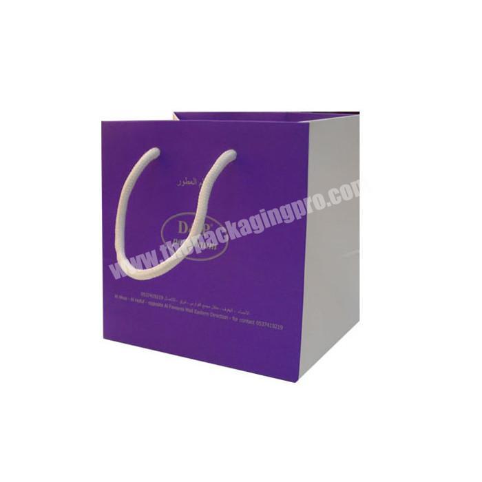 Factory Directly Sell shopping bags with logos custom retail recycled paper